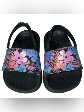 Reef Toddler Hibiscus Flower Sandals Size 6